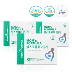 맘스포뮬러 2단계 임산부 수유부 산후 출산후 종합 비타민 철분제 모유수유, 3개, 60정