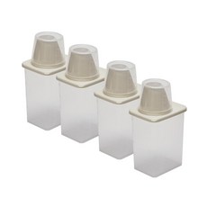 씨밀렉스 뉴컬러 도어 미니 잡곡통 아이보리 950ml 4개 516593