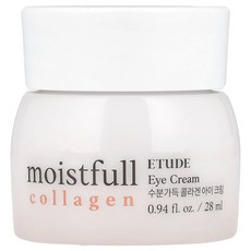 ETUDE 모이스트풀 콜라겐 아이 크림 28ml(0.94fl oz) ETUDE (에뛰드), ETUDE, 모이스트풀 콜라겐, 아이 크림, 28ml(, 1개, 28ml