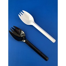 昀誠紙品 13cm, 1個, 小叉匙 黑色50支