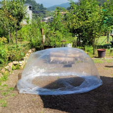 초경량 비닐 쉘터 비상용 방한 캠핑 등산용 비닐 쉘터 사각 캠핑용 방한용 개인용 휴대용 야외용 겨울용, 5-6인(L)