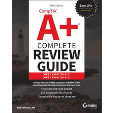 (영문도서) Comptia A+ Complete Review Guide: Core 1 Exam 220-1101 and Core 2 Exam 220-1102 Paperback, Sybex, English, 9781119861072