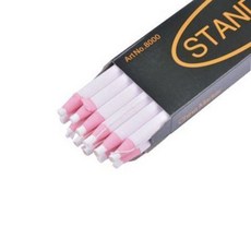 好筆 拉綫蠟筆 衣服畫線彩色畫粉 裁衣劃粉 裁縫工具 免削拉綫 裁剪服裝畫筆, 白色12支（一盒）, 1個