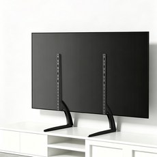 LA DERIVE 스탠드형 TV 스탠드 32-75인치 다리 TV 스탠드, 1개, TB011