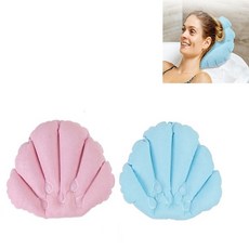 반신욕 목욕 쿠션 베개 머리 받침대, 블루
