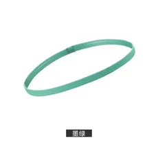 쿠쿠스토어 1/4Pcs 여성 요가 헤어 밴드 스포츠 피트니스 머리띠 소녀 축구 달리기를위한 안티-슬립 고무, 09 1pc-green