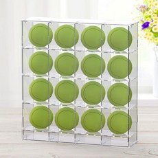 싸인볼 케이스 야구공 아크릴 테니스공 보관함 사각 진열대 디스플레이, 12그리드, 12 그리드