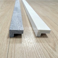 포스우드 국내제작 ㄱ자 재료분리대 1200mm 12T 도어씰 욕실도어씰 베란다문지방 화장실문지방 대리석문지방, 1개, 1200 그레이