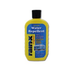 RAIN-X 潤克斯 汽車撥水劑 - 後視鏡 免雨刷 擋風玻璃清潔劑 車用潑水劑 - 美國品牌, 1個, 207ml/瓶