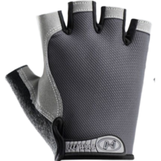 화니행복마트 자전거 반장갑 논슬립 통풍 장갑 라이딩, 그레이, 1개