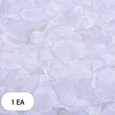 여니팩토리 파티용 장미 꽃잎 500p, 화이트, 1개