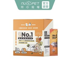 nu4PET 陪心寵糧 犬貓 No.1腸胃保健益生菌45g 毛孩保健品 貓咪益生菌 狗狗益生菌 營養品, 1個