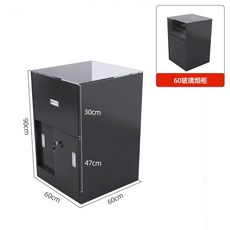 보일러 덮개 분배기장 세트 난방 2 파이프 계량기 온수기, W. 60 유리 담배장