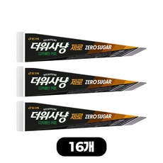 빙그레 저당 펜슬 아이스크림 더위사냥 제로 디카페인 커피, 16개, 140ml