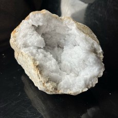 摩洛哥白水晶 雲 雪白 口袋型 細膩晶牙 白108, 1個