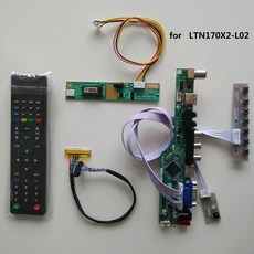 TV HDMI 호환 AV VGA USB RF LCD 컨트롤러 보드 키트 카드 DIY 17.0 "LTN170X2-L02 1440x900 디스플레이 모니터 패널, 1개