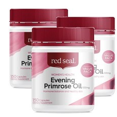 레드씰 달맞이꽃 종자유 캡슐 Red Seal Evening Primrose Oil, 3개, 150정