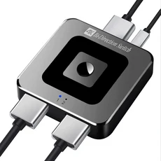 8K HDMI 분배기 양방향 스위치 144Hz 2 In 1 Out for TV Xbox PS5 케이블 모니터 프로젝터, 02 4K, 01 CHINA