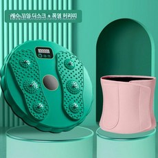 올원픽 허리돌리기운동기구 회전 원판 공원 운동, 1개, 땀 배출 복부 콤보