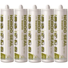 노루페인트 실내외 균열보수 및 방수용 노루씰 변성실리콘 300ml, 5개, 회색