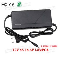 12V V 5A 10A Lifepo4 충전기 110-0V 14.6V 29.2V 4S 8S 리튬 철 인산염 배터리 팩용 고전력 LiFePO4, [02] 5A, [02] 12V 4S 14.6V-DC-EU