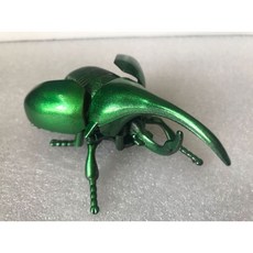 Fittest 發條甲蟲，上鍊昆蟲玩具，戰鬥對戰，競速玩具, 綠色, 1個