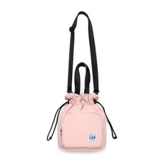 LEE 나일론 버킷백 핑크 196330