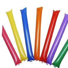 응원 막대 풍선 응원도구 야구 운동회 체육대회 1쌍, 화이트2p, 1개