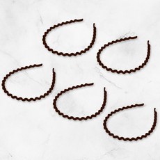 디심플 고탄력 남자 여성 머리띠 5p