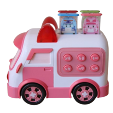 toy2b 로보카폴리 엠버 스마트카 RC카, 핑크 계열, 2개