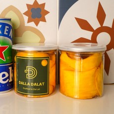 베트남 달랏 건망고 무설탕 제철망고 손에 붙지않는 생망고 자연 건조 선물용 200g, 2개