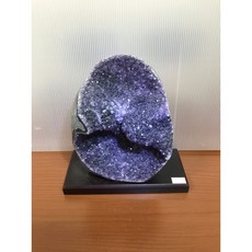 烏拉圭紫晶鎮 紫水晶簇擺件 含底座, 紫