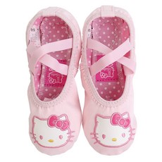 SNC 헬로키티 공단 얼굴 자수 발레슈즈