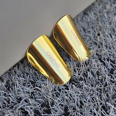 카디오 축구 신가드 정강이보호대 초경량 축구보호대, 1세트, 메탈골드