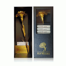 골드 카네이션 용돈박스 어버이날 스승의날 브로치 생일 선물, 1개, 03.24K 골드 카네이션 브로치