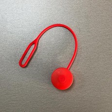 야외 배낭 조명 실리콘 LED 야간 실행 경고등 캠핑 바람 로프 라이트 여행 장비, [01] 빨간색, 1개