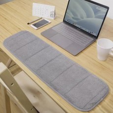 팔꿈치 손목 패드 쿠션 메모리폼 마우스 키보드 보호대 받침대 장패드 게이밍, 1개, 그레이