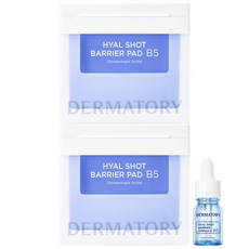 [1+1] 더마토리 히알샷 베리어 패드 B5+증정, 140매입, 2개