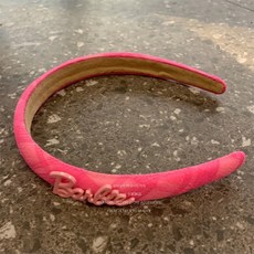 粉色Barbie髮箍, 枚紅格紋芭比髮箍, 1個