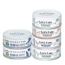 COCO 凱勒 黑酵母保健營養主食貓罐80g 貓主食 貓濕食 貓罐, 1個, 混搭*24罐