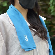 자체생산 국산 스포츠타월 90x35cm 쿨타월 스포츠타월 향균수건 KC인증 알러지검사완료, 블루, 2개