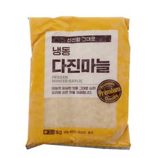 대상 냉동 다진마늘 중국산, 4개, 1kg