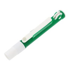 휴대용 실험실 피펫 펌프 액체 어리버리 플라스틱 정확한 측정 산성 알칼리 저항성, Green