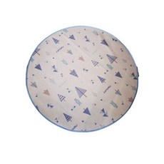 실내 키즈텐트 접이식 원형 텐트 키즈 장난감 대형 유아텐트 놀이방 플레이하우스 어린이텐트, 라운드 아이스 실크 매트 매트(텐트전용)