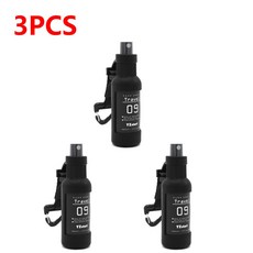 야외 캠핑 하이킹 스프레이 병 여행용 휴대용 작은 훅업 프레스 타입 80ml, Black 3PCS 1