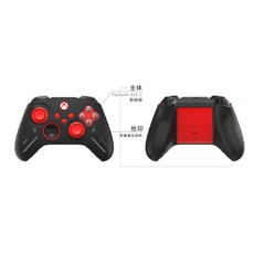 XBOX Series S X 迷彩 手把 保護套 果凍套 矽膠套, 機甲黑XBOX series保護套, 1個