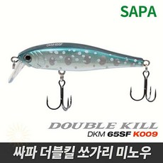 싸파 더블킬 쏘가리 미노우 65mm, DKM65SF-P605, 1개
