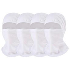 셀링랩 쿨 바라클라바, 4개, 화이트