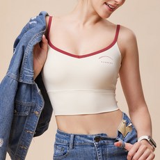 美式撞色運動內衣收副乳內衣固定杯收腹瑜伽服SP379-3