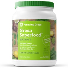 Amazing Grass Green Super Food無麩質無加糖膳食補充粉, 700g, 1罐